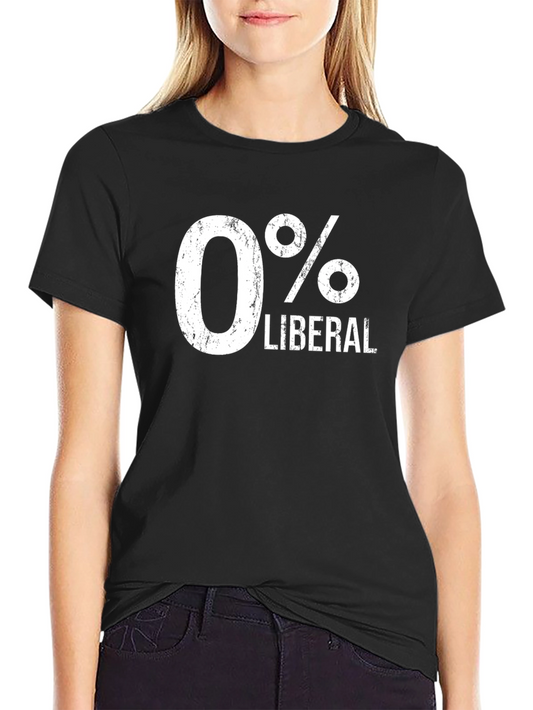 0% Liberal Graphic T-Shirt