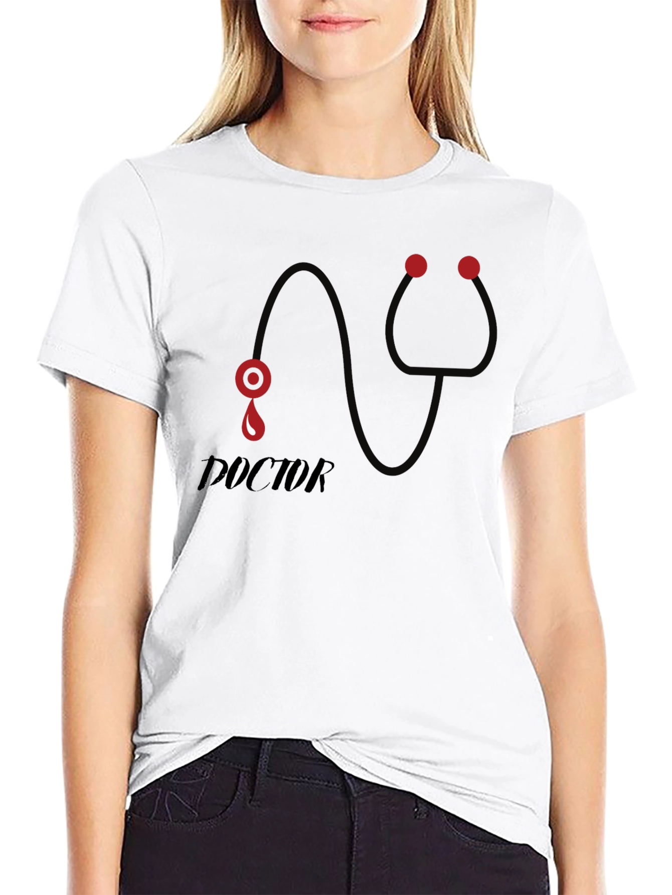 Doctor Stethoscope Graphic T-Shirt