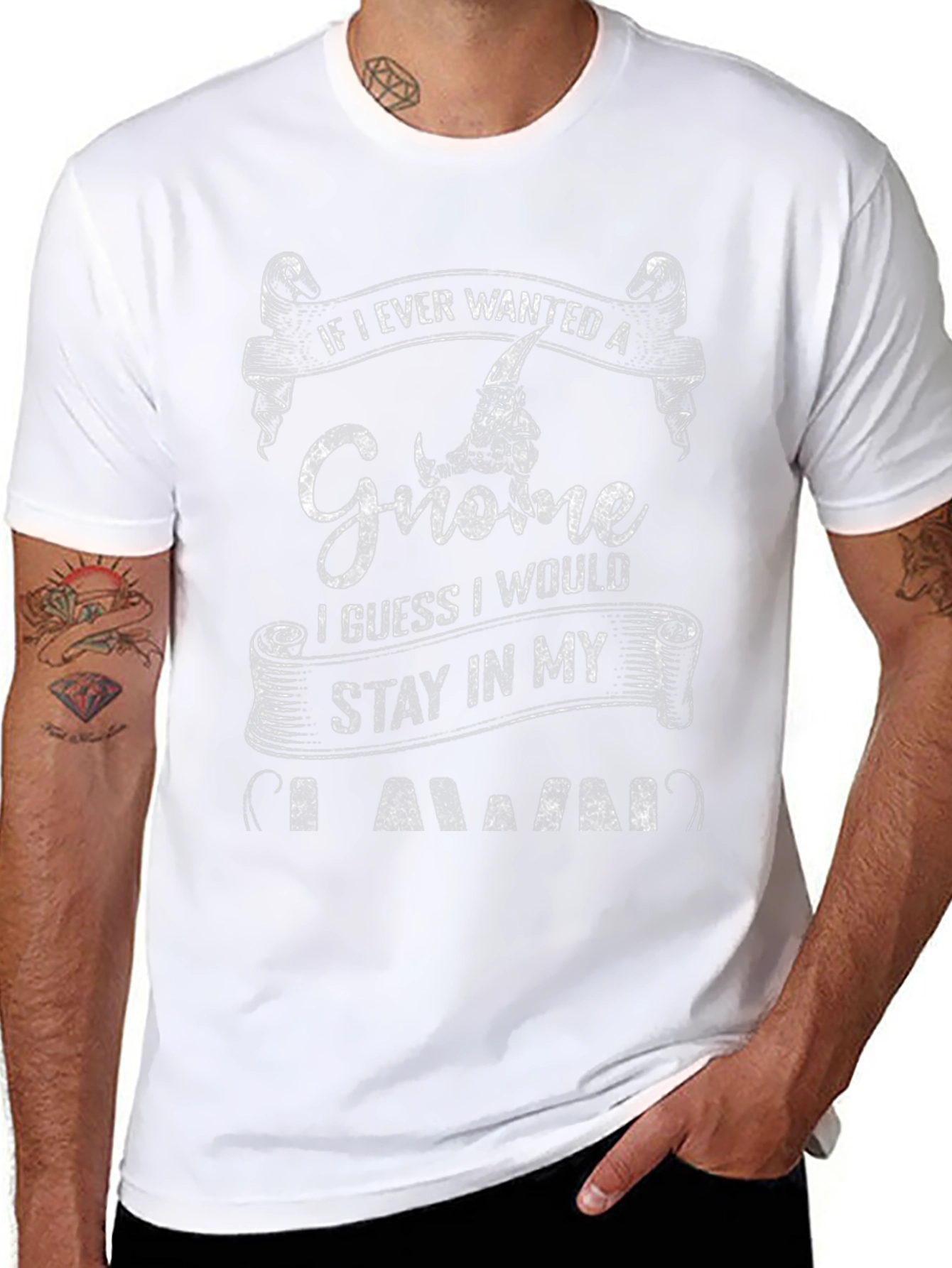 Gnome Lover Graphic T-Shirt Funny Novelty Tee