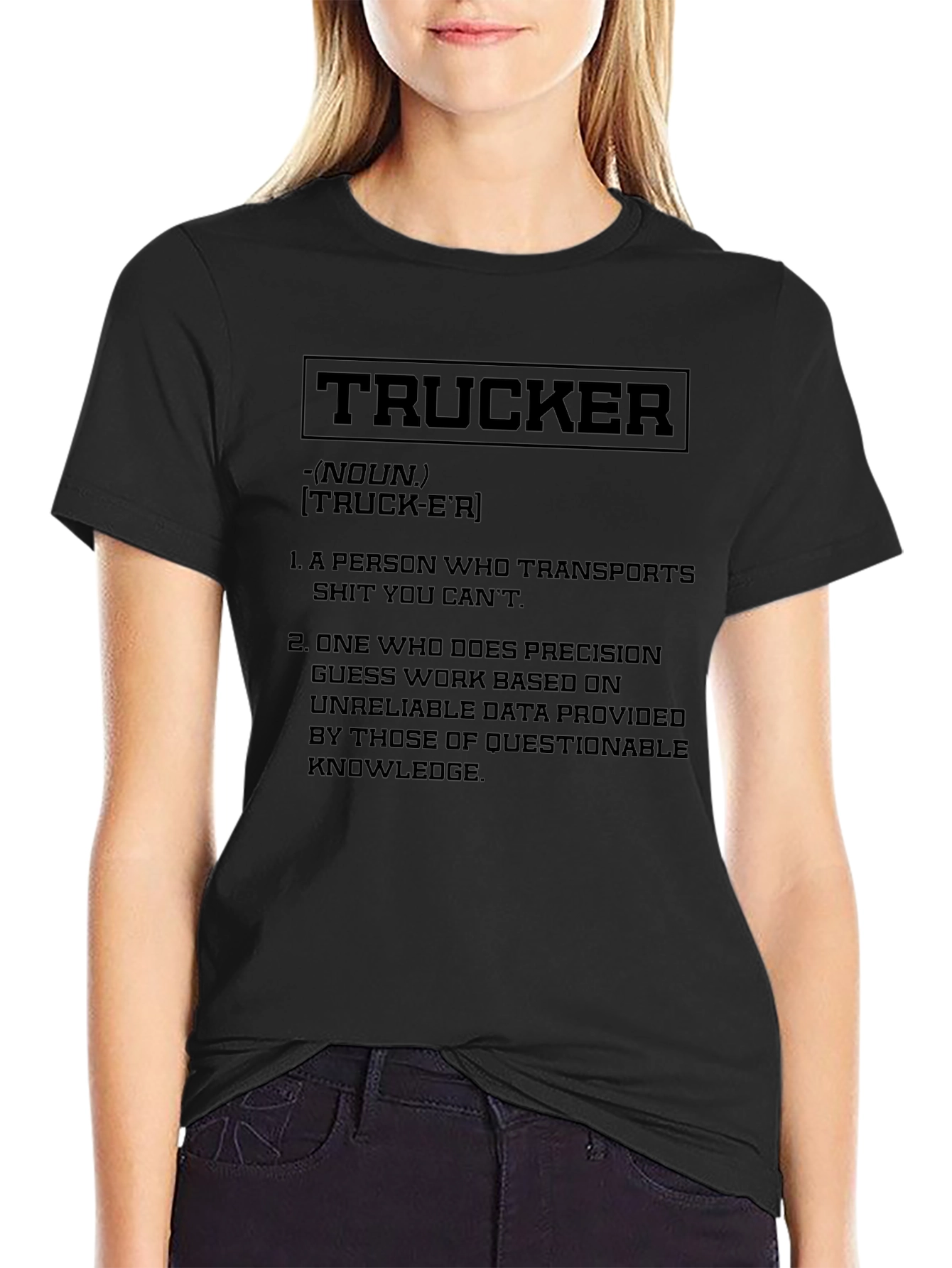 Trucker Definition Graphic T-Shirt