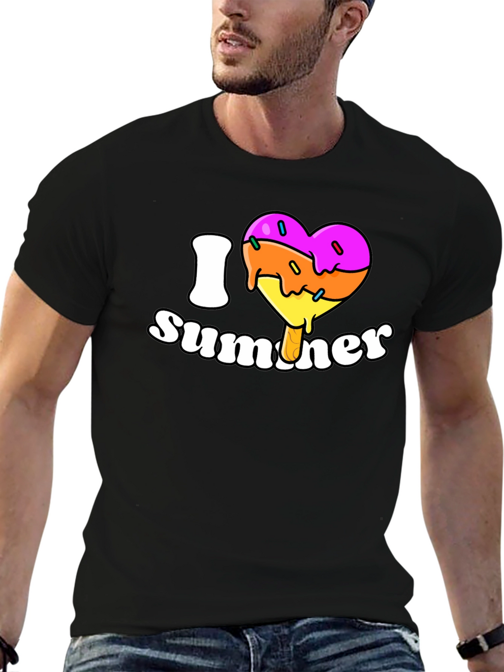 I Heart Summer Popsicle Graphic T-Shirt