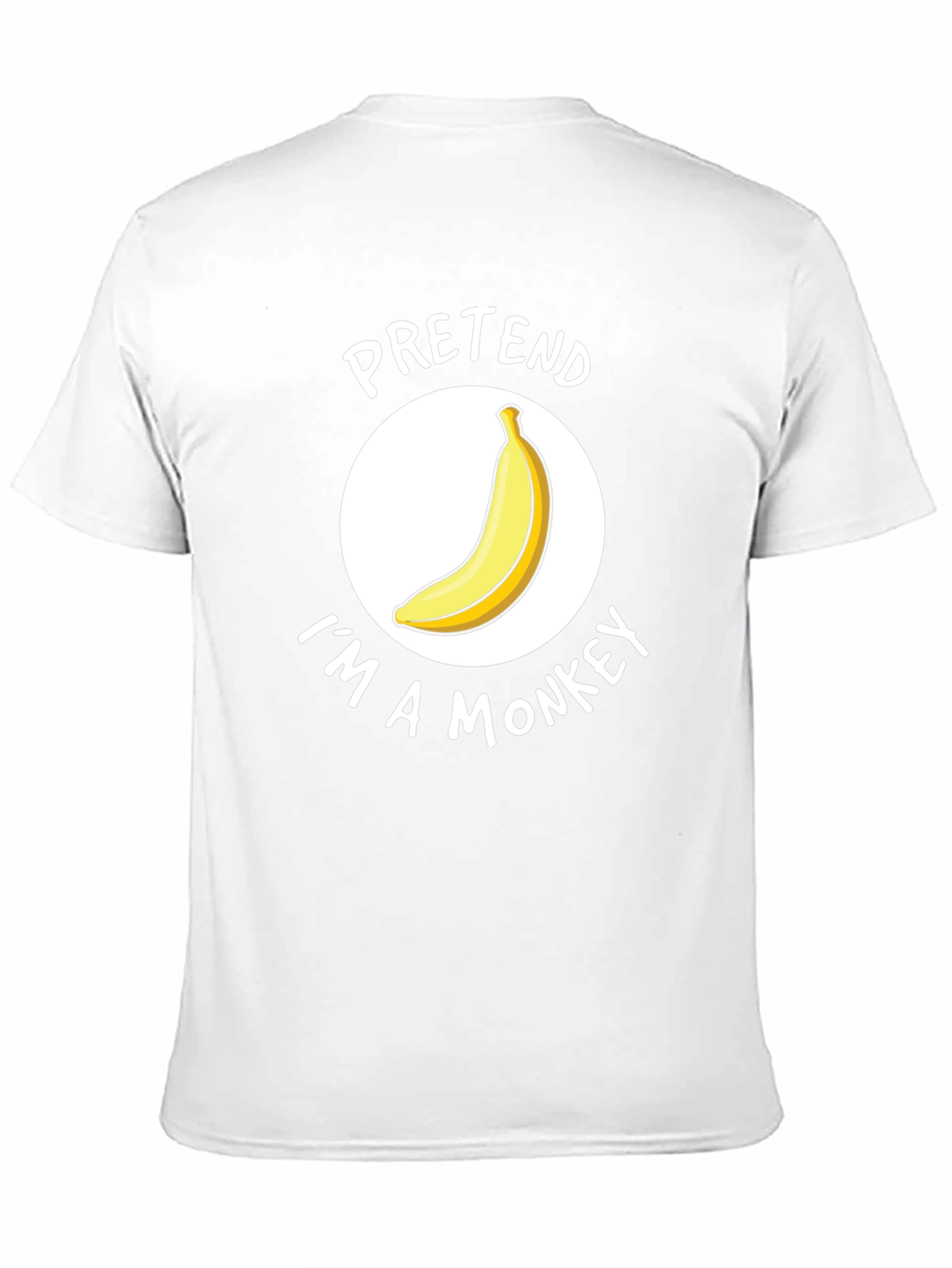 Pretend Im A Monkey T-Shirt - Funny Costume Tee