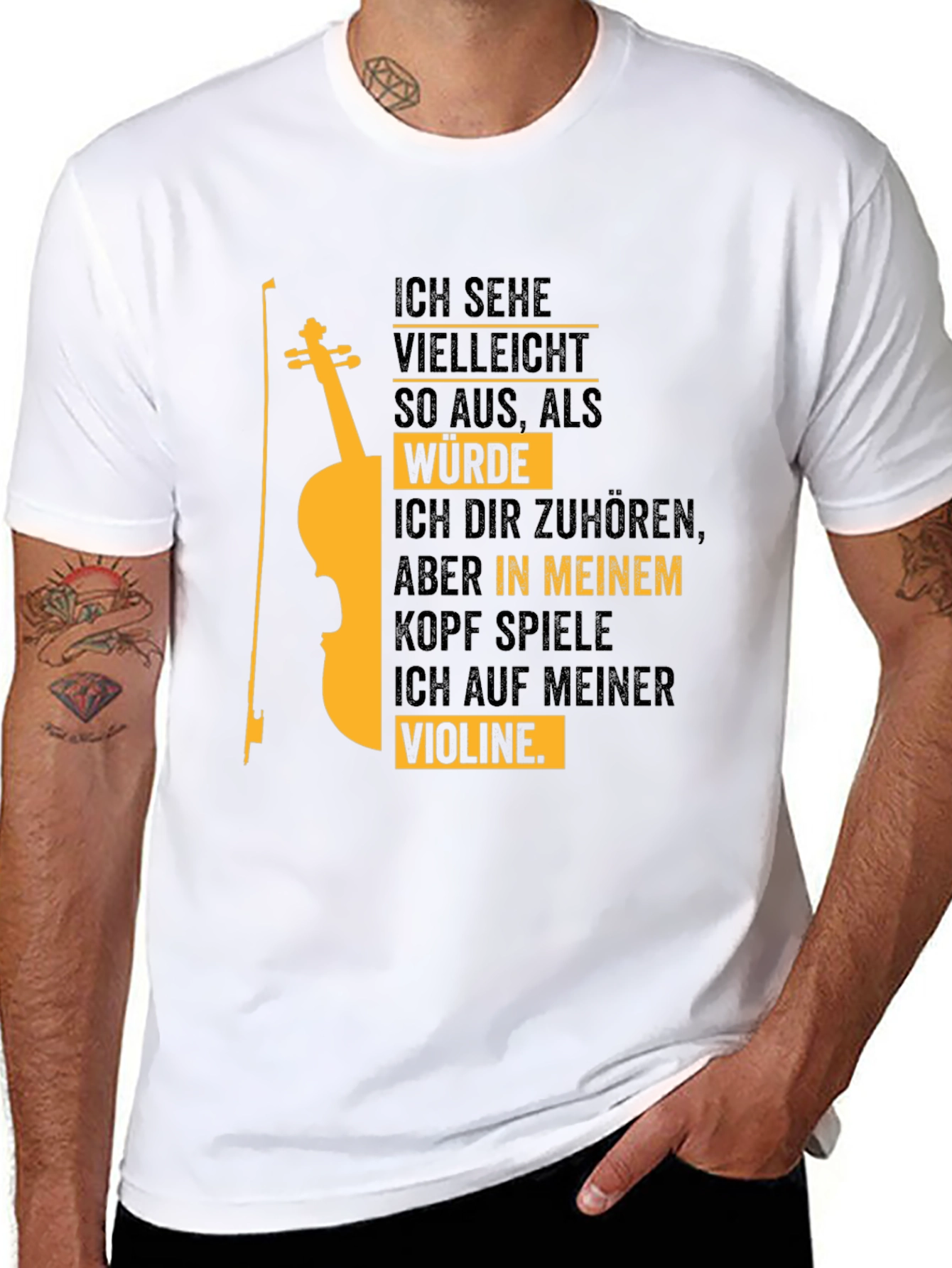 Violin Player T-Shirt - Music Lover Tee