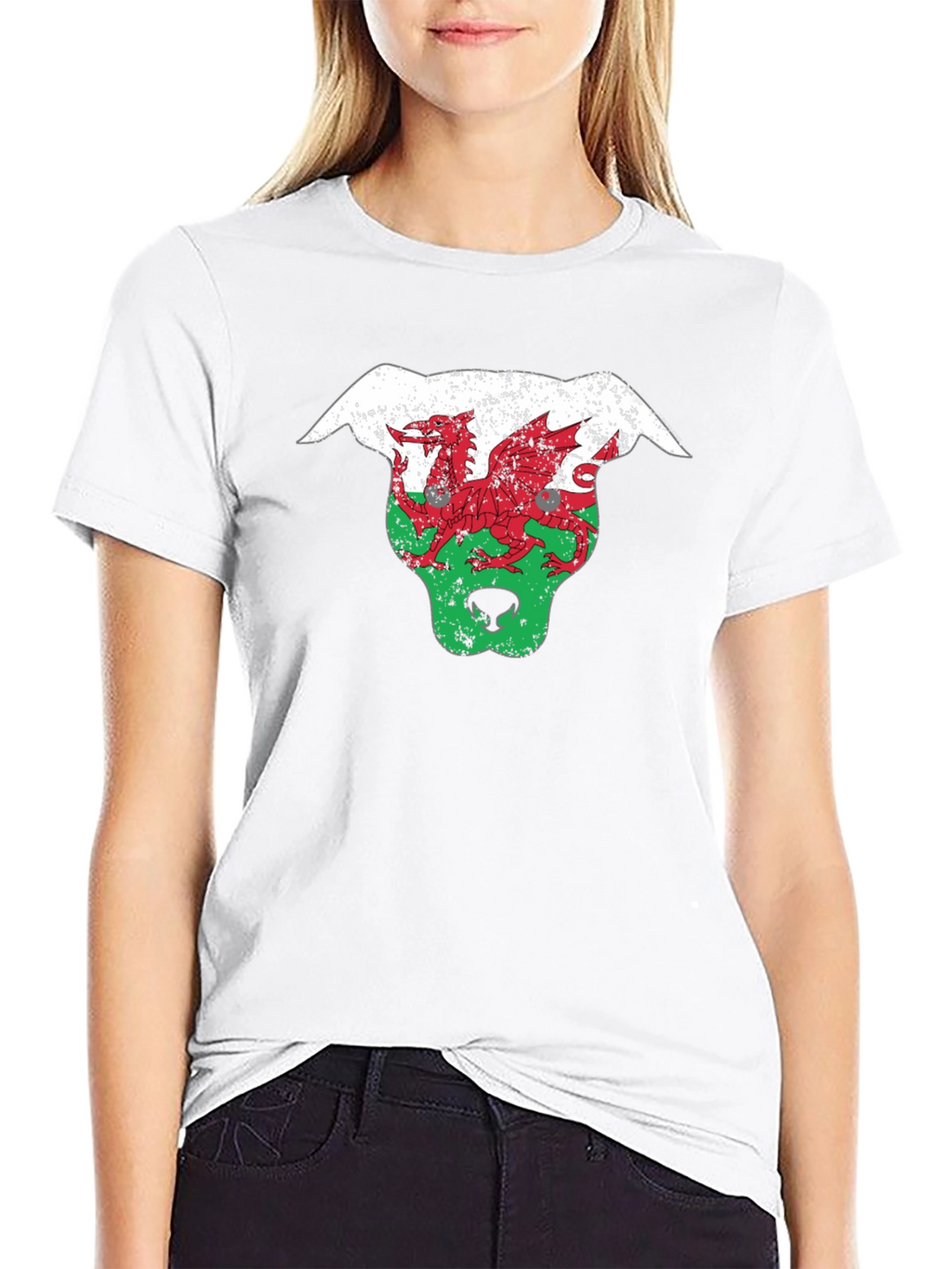 Welsh Dragon Pitbull T-Shirt - Wales Pride