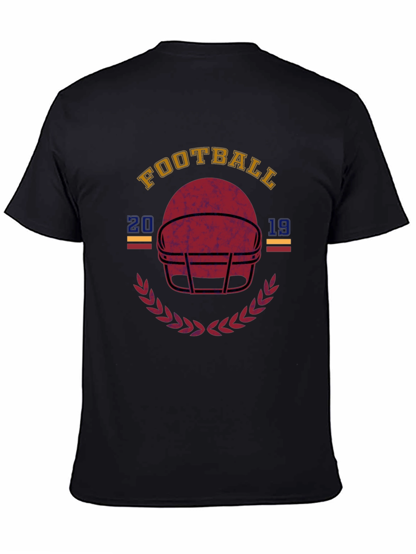 Vintage Football Helmet Graphic T-Shirt