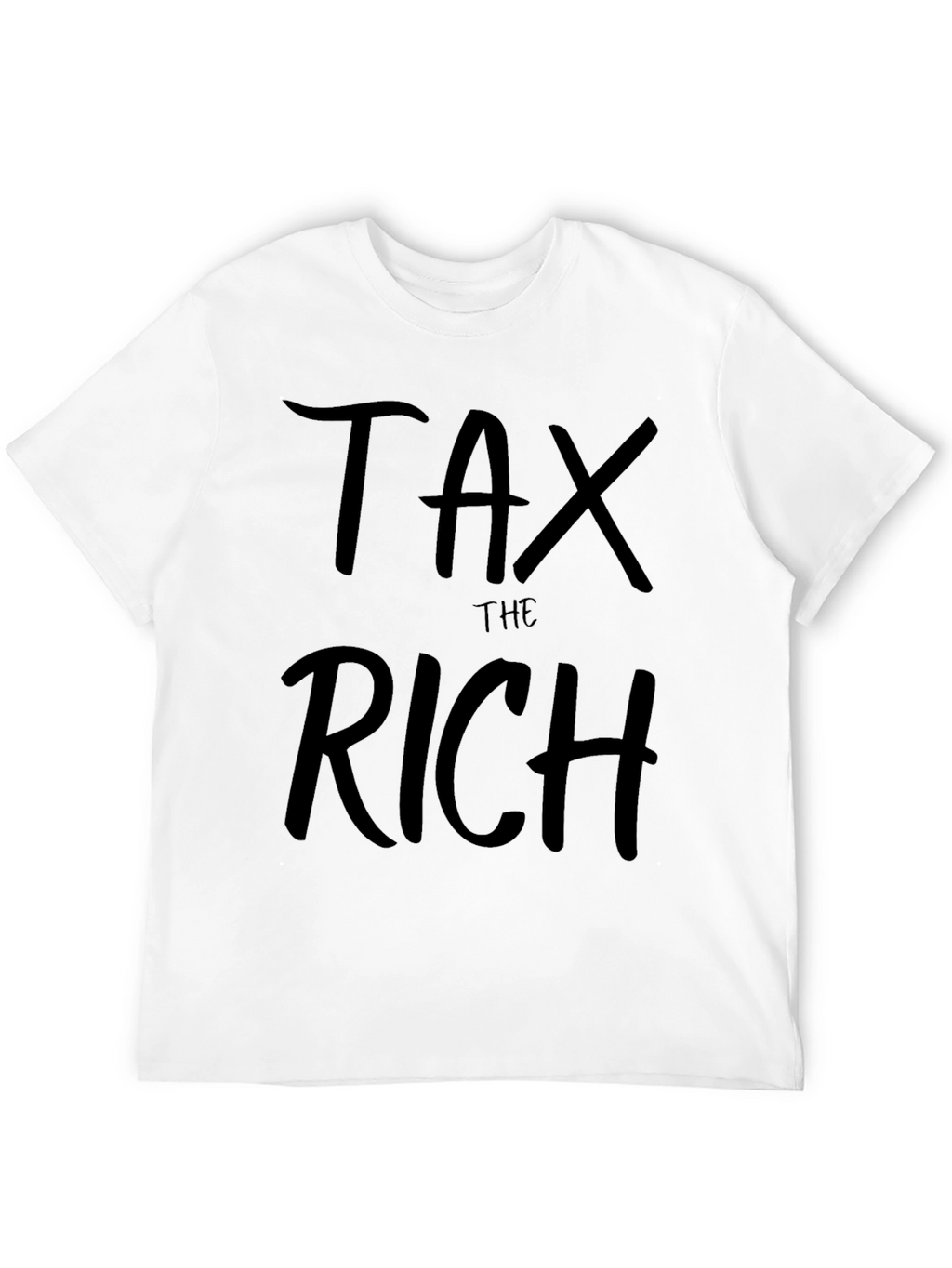 Tax the Rich T-Shirt - Black Crew Neck
