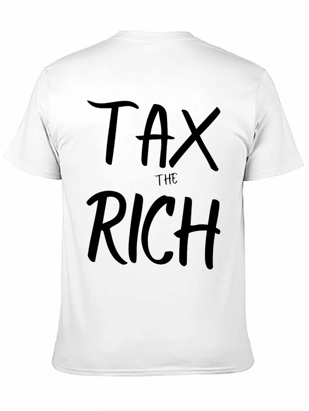 Tax the Rich T-Shirt - Black Crew Neck