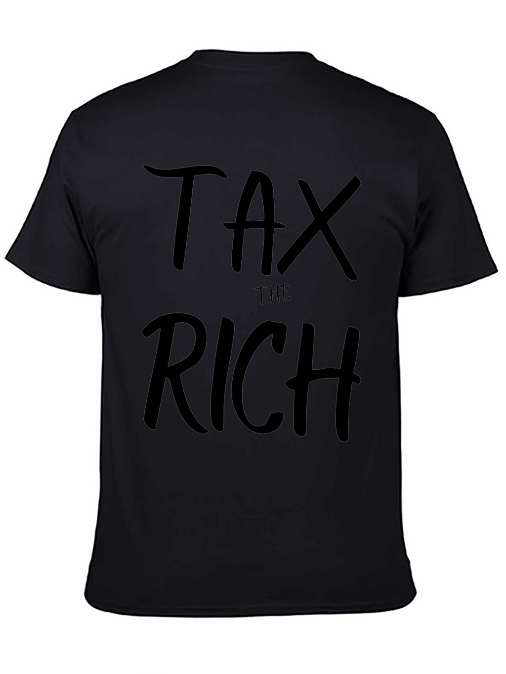 Tax the Rich T-Shirt - Black Crew Neck