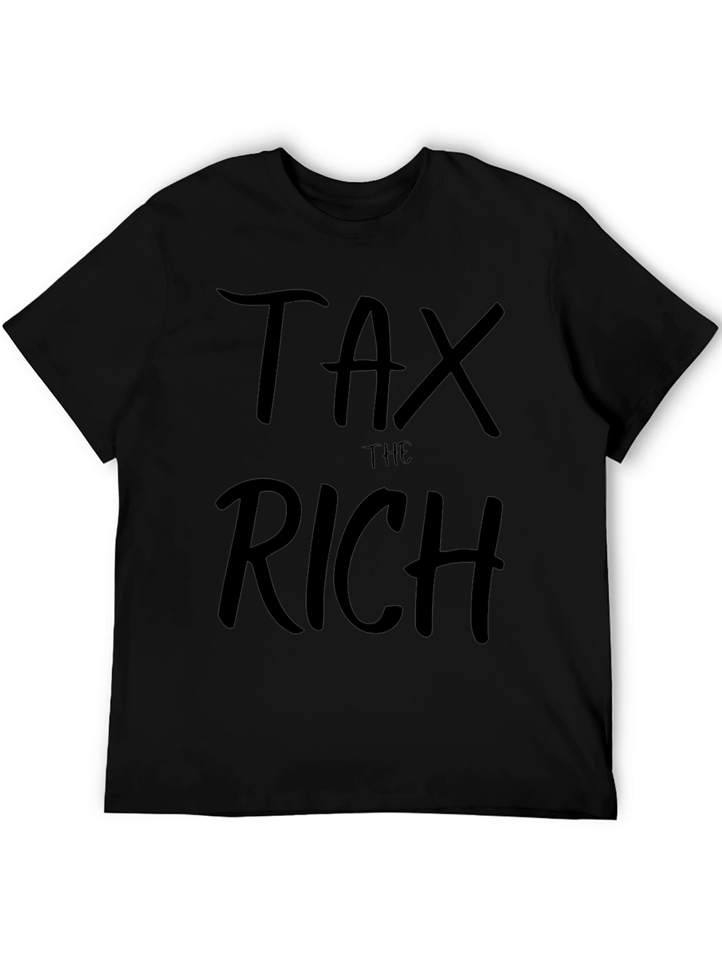 Tax the Rich T-Shirt - Black Crew Neck