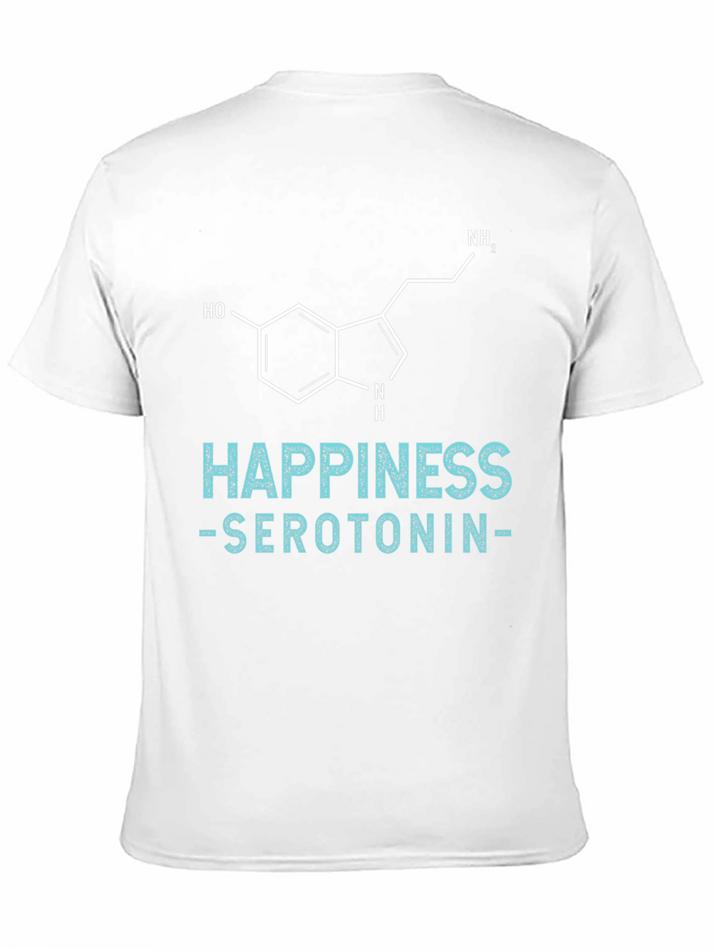 Happiness Serotonin Graphic Tee - Science Inspired T-Shirt