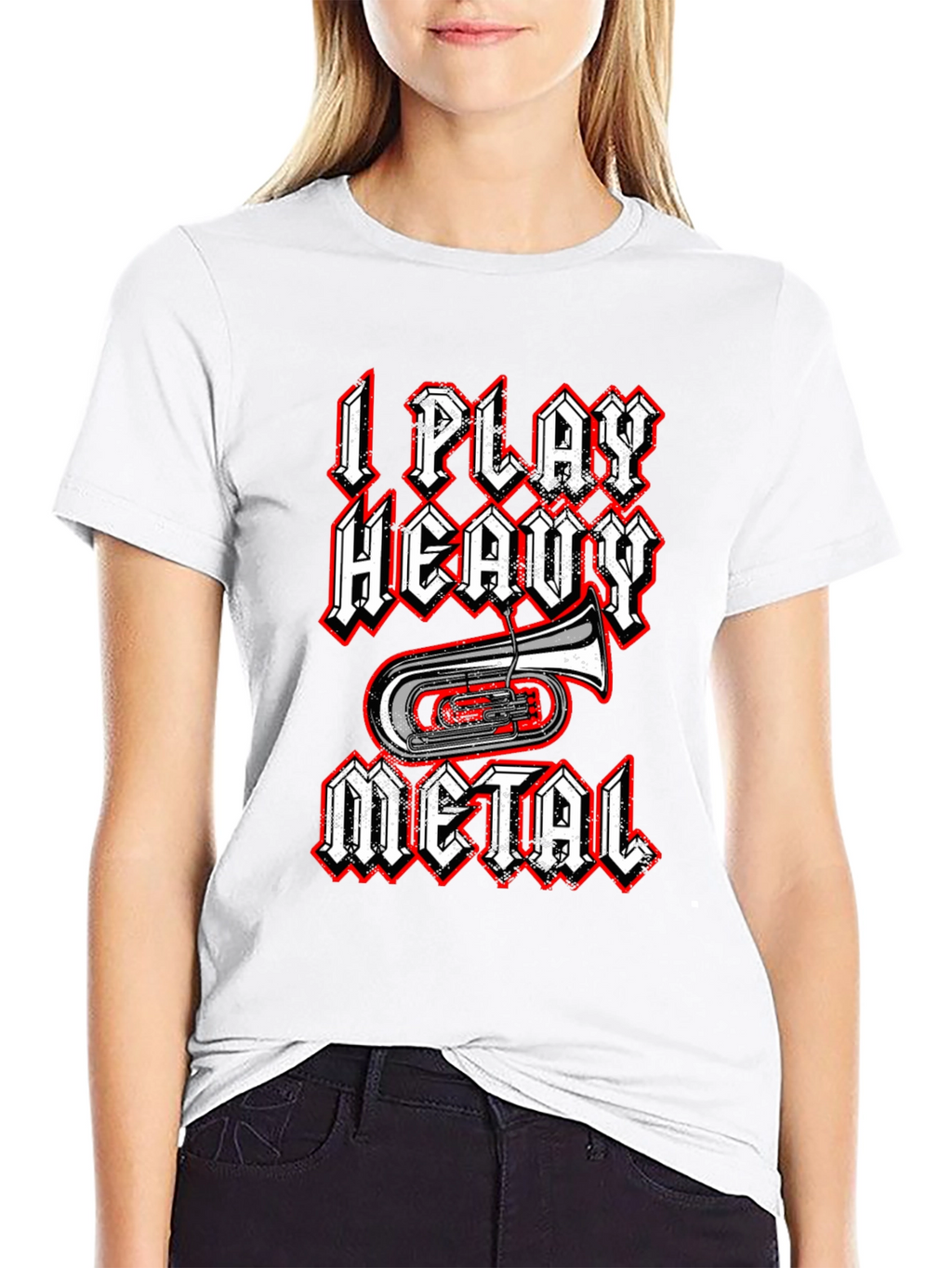 I Play Heavy Metal T-Shirt - Funny Band Tee