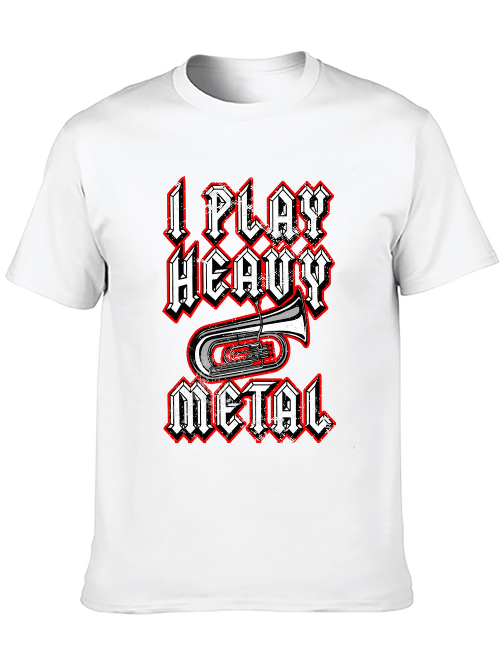 I Play Heavy Metal T-Shirt - Funny Band Tee