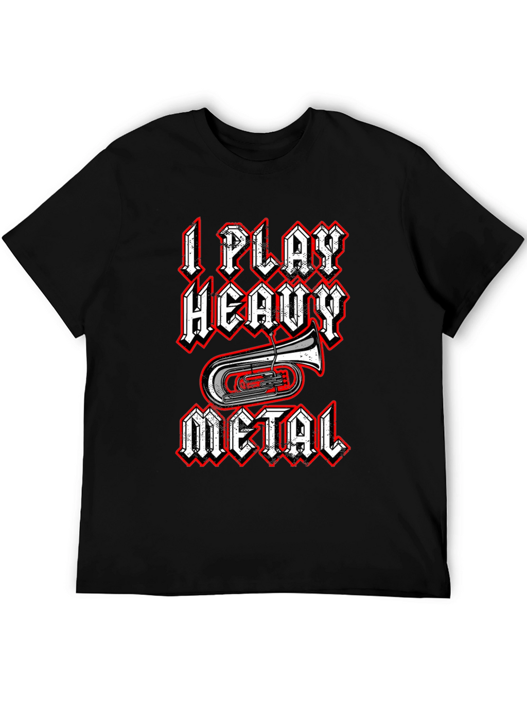 I Play Heavy Metal T-Shirt - Funny Band Tee