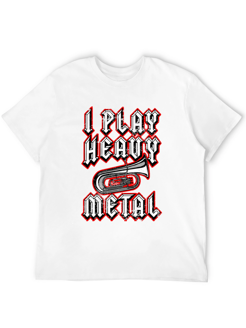 I Play Heavy Metal T-Shirt - Funny Band Tee