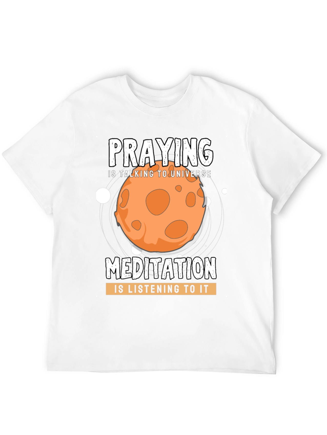 Praying & Meditation Universe T-Shirt