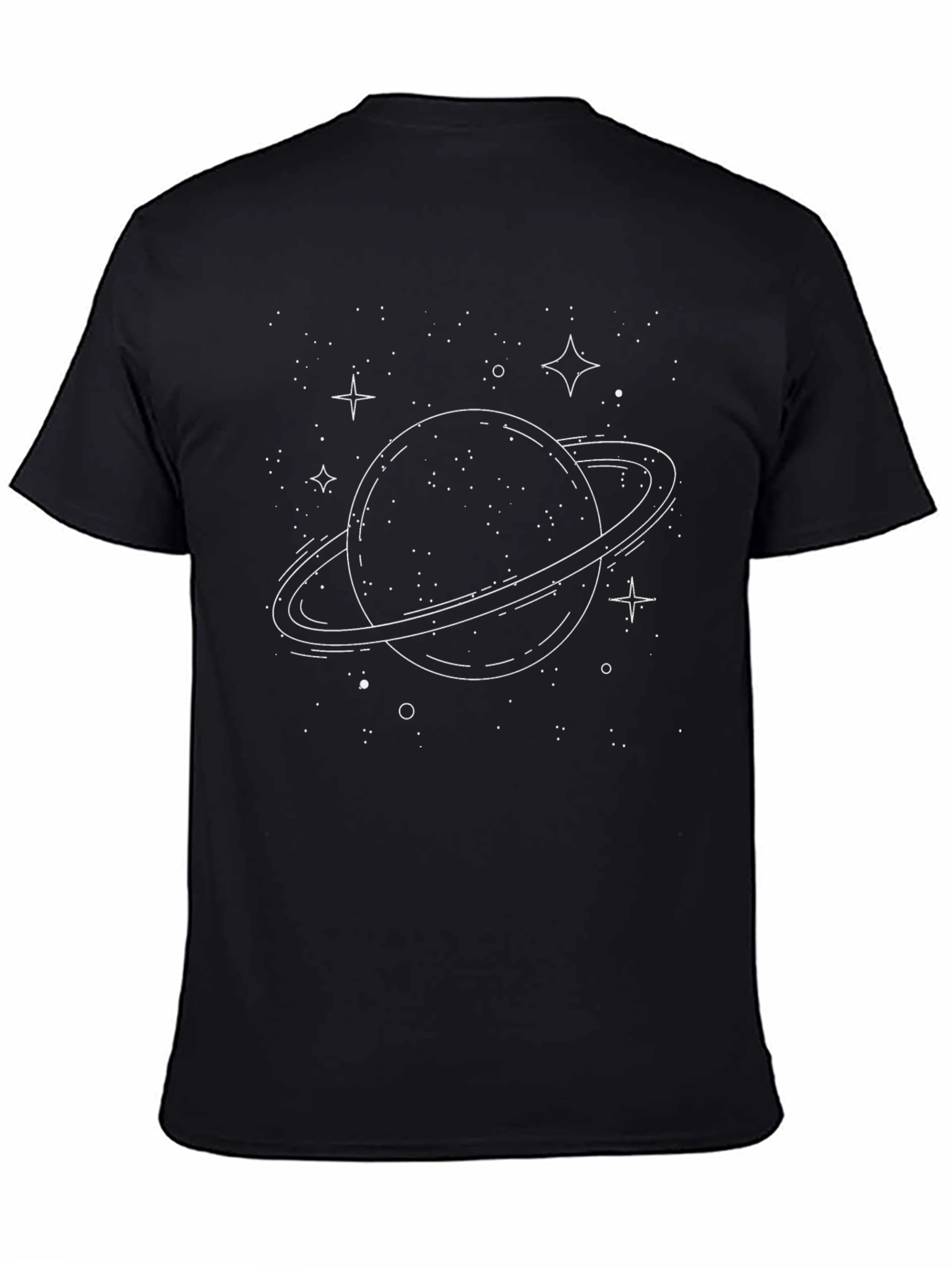 Planet Graphic Black Tee