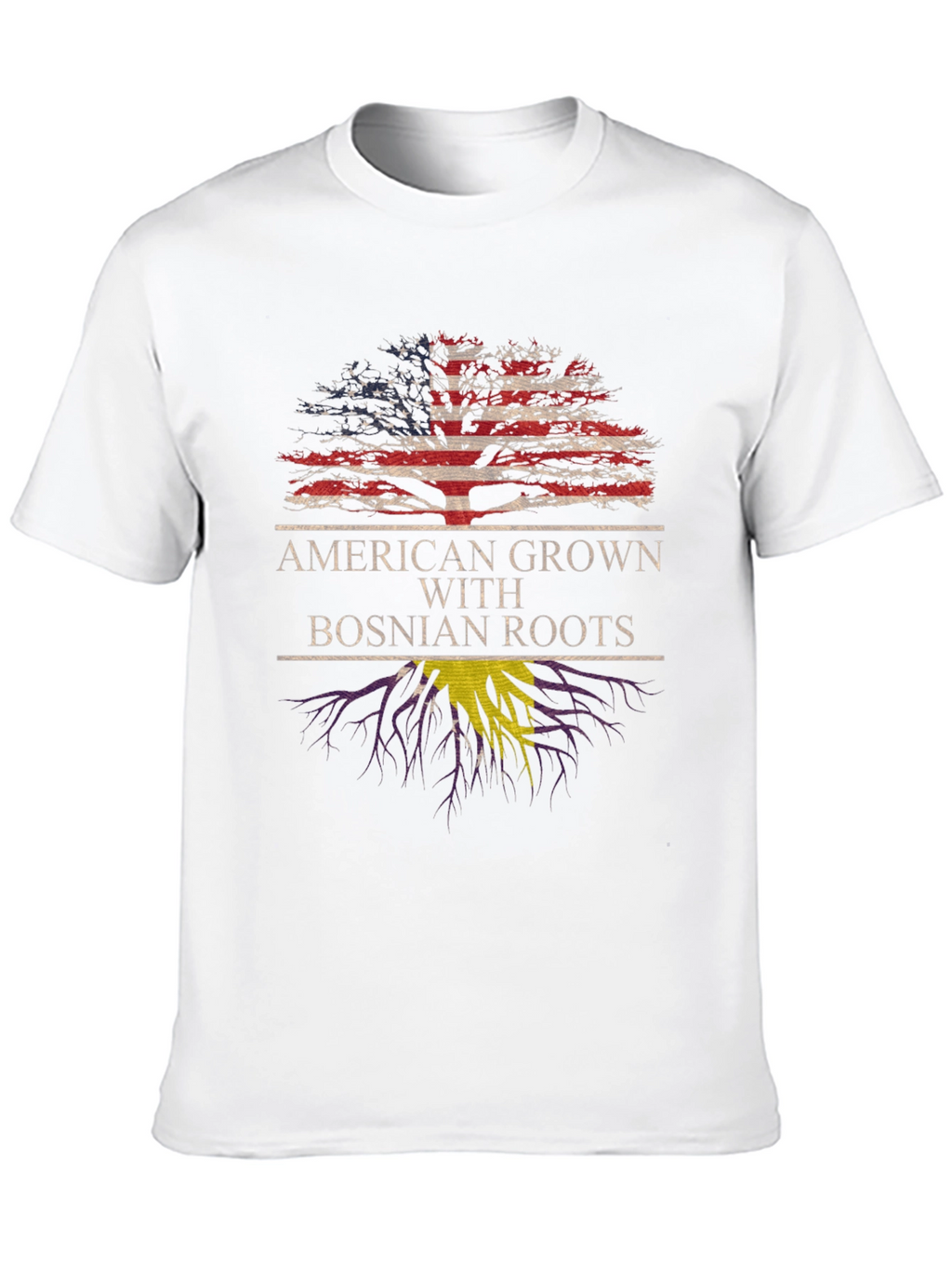 American Grown Bosnian Roots T-Shirt