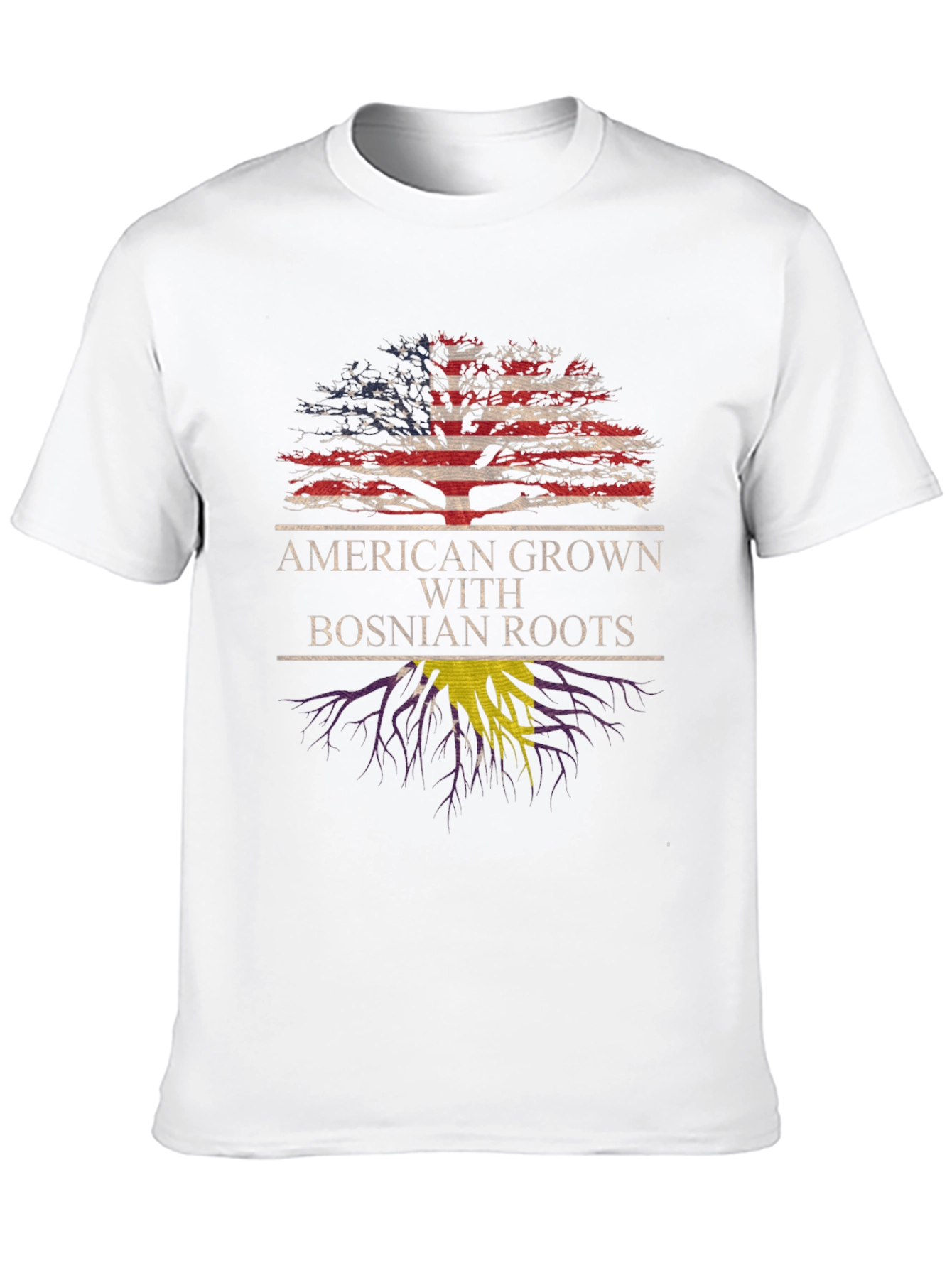 American Grown Bosnian Roots T-Shirt