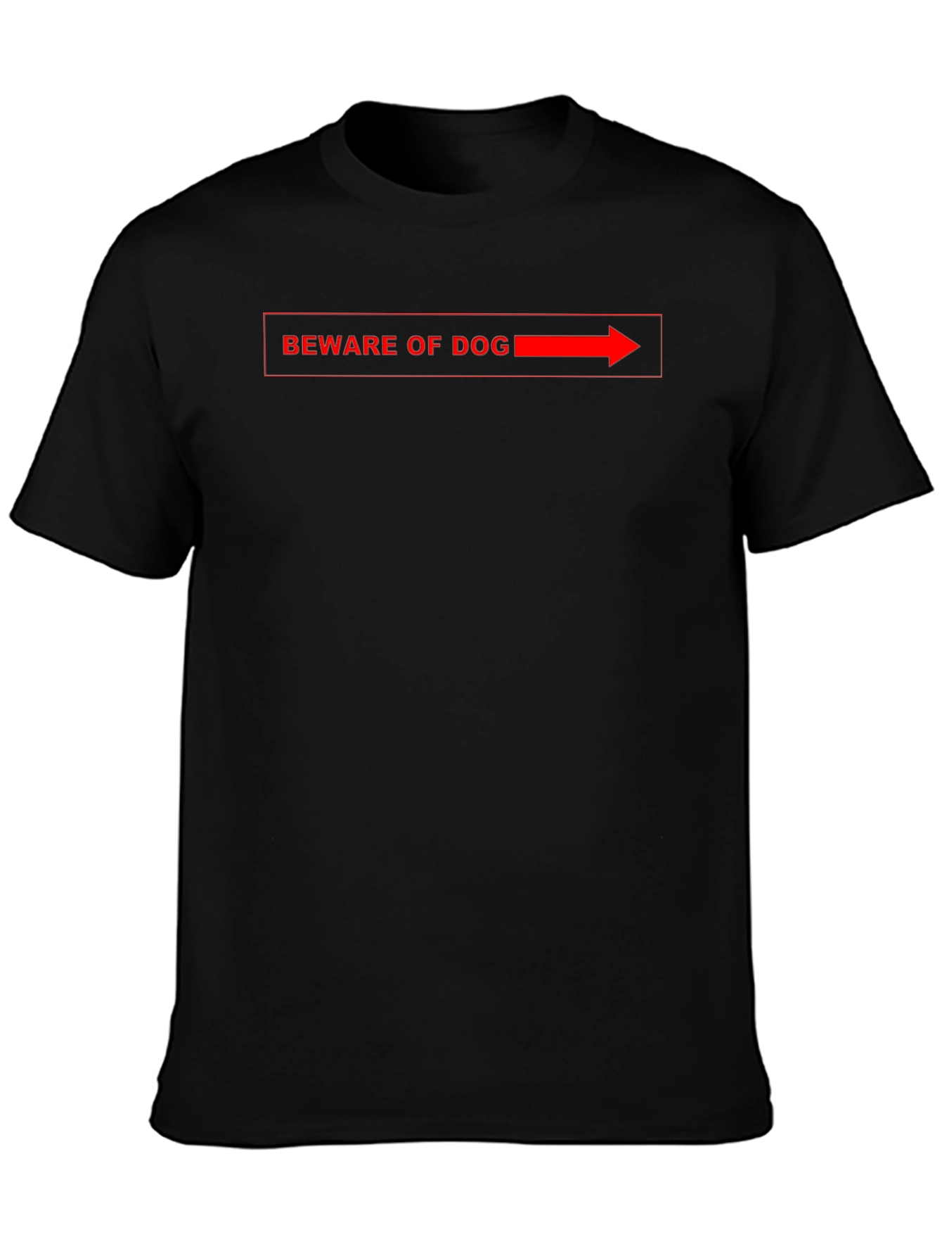 Beware of Dog Funny Graphic Tee