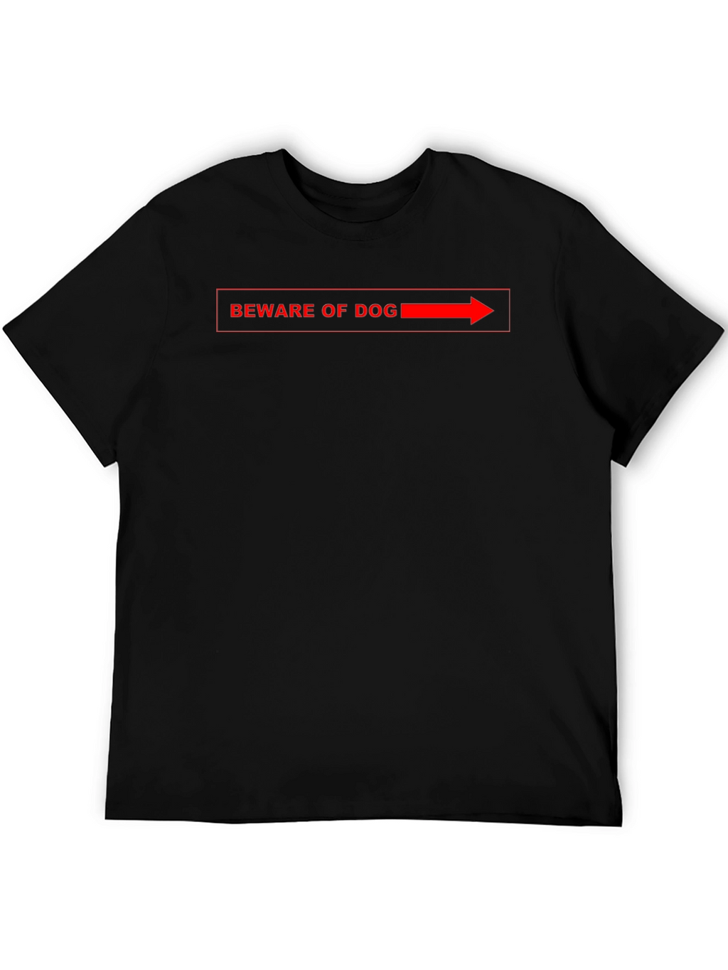 Beware of Dog Funny Graphic Tee