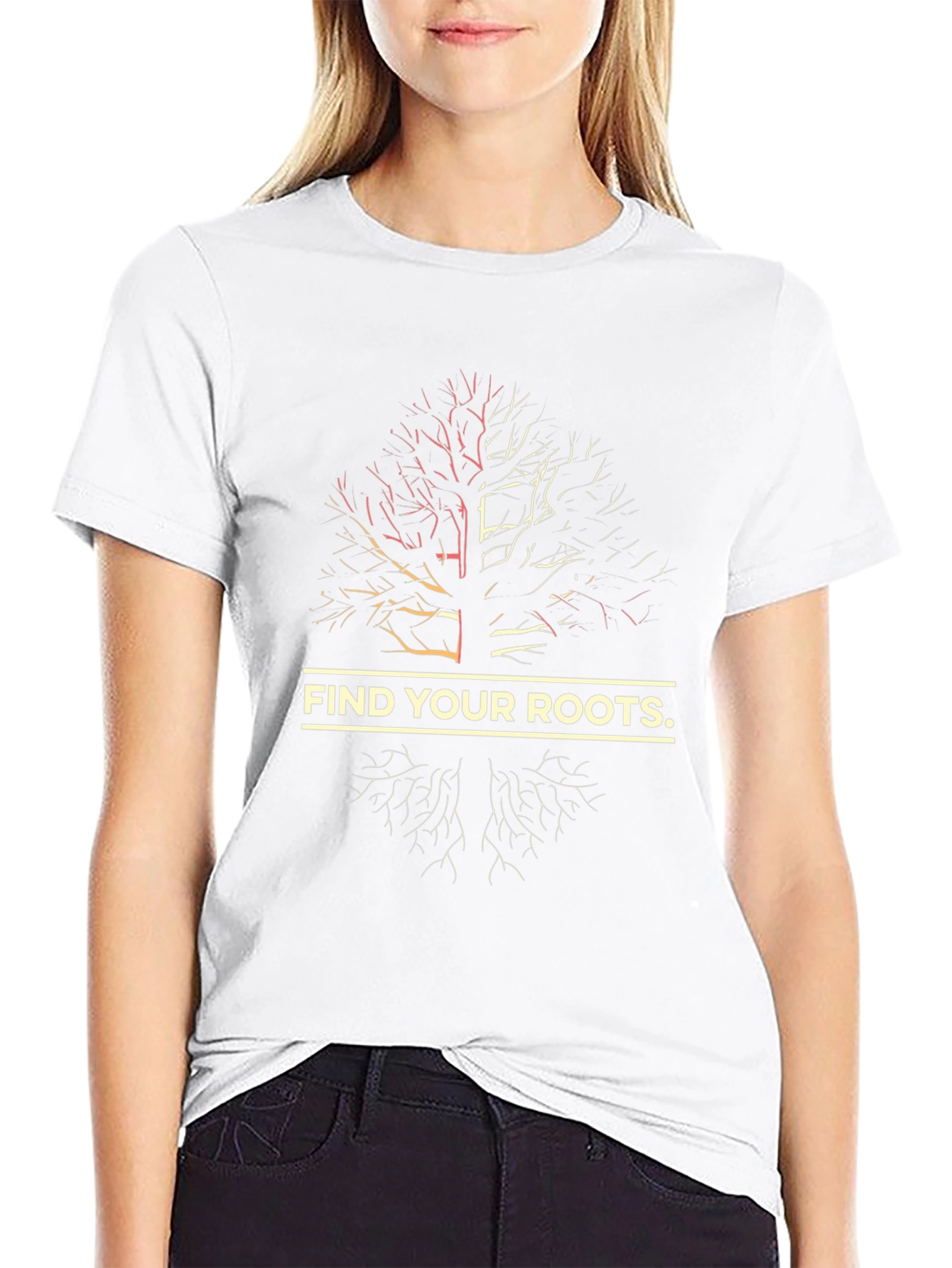 Find Your Roots Graphic Tee - Stylish Comfort