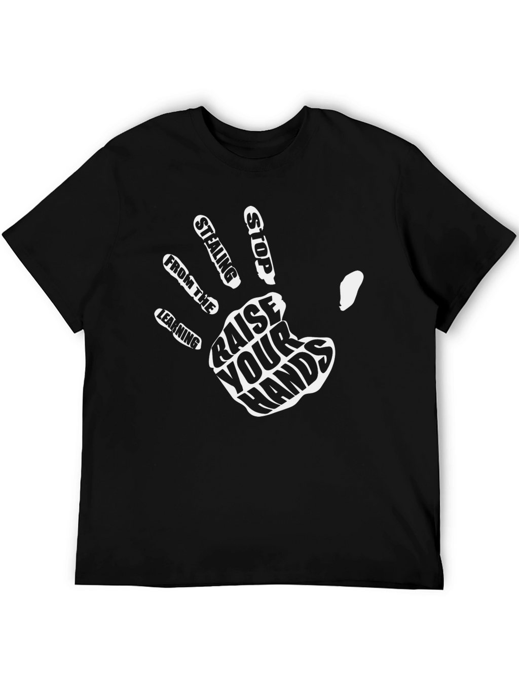 Raise Your Hands Graphic Tee - Black