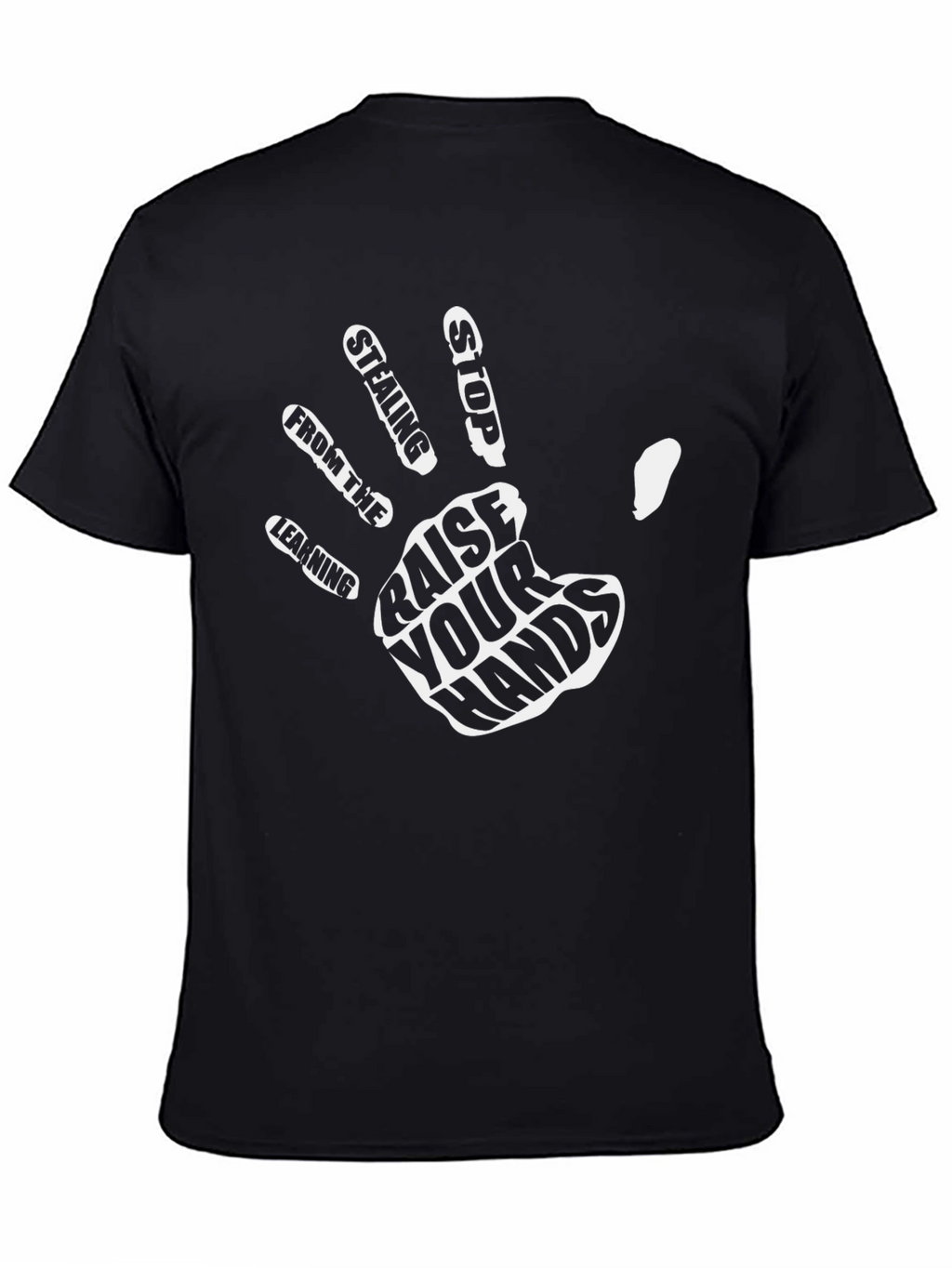 Raise Your Hands Graphic Tee - Black