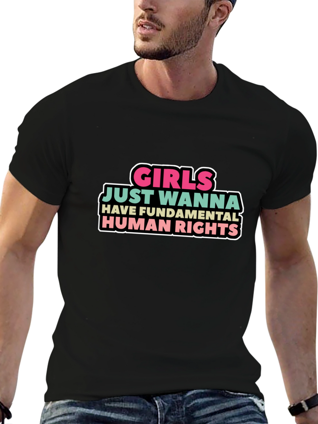 Girls Just Wanna Have Fundamental Human Rights T-Shirt