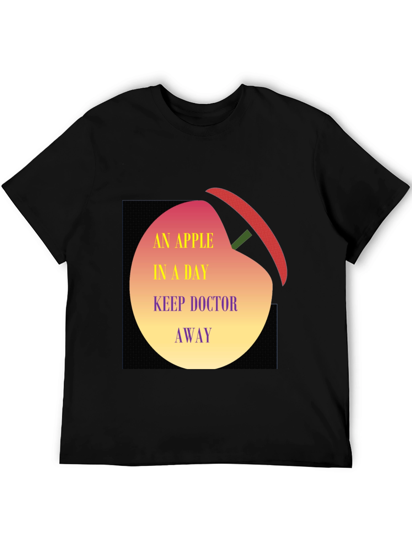Apple a Day T-Shirt - Doctor Away Graphic Tee