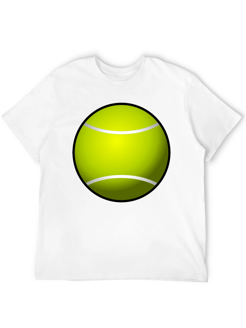 Tennis Ball Graphic Tee - Fun & Casual