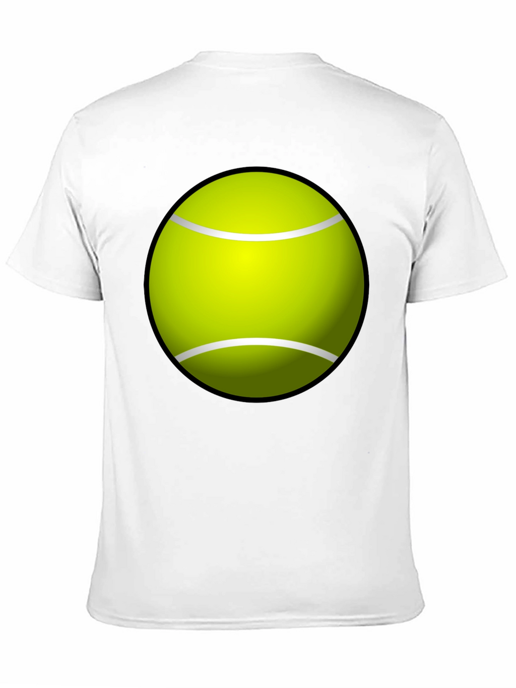 Tennis Ball Graphic Tee - Fun & Casual