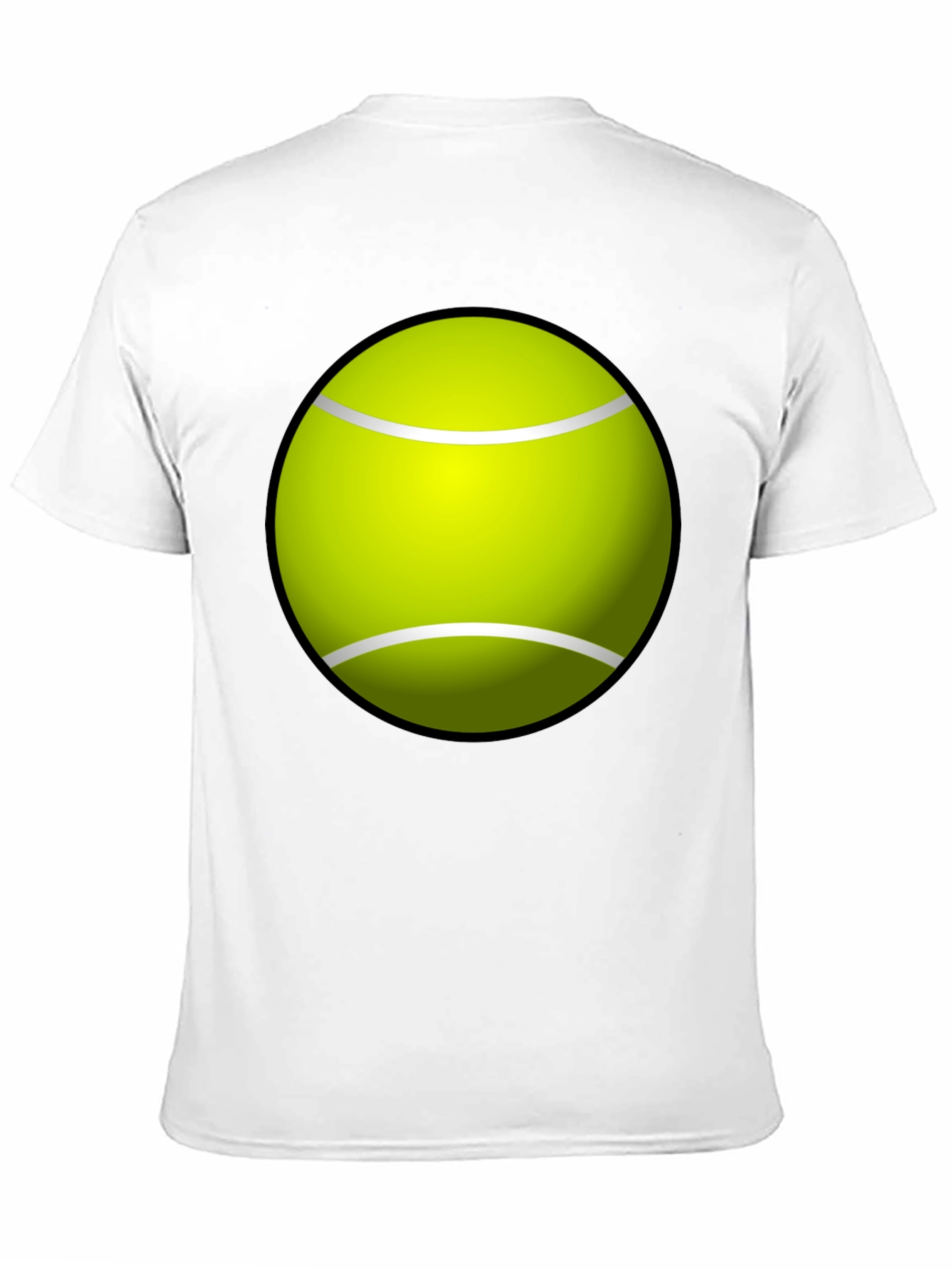 Tennis Ball Graphic Tee - Fun & Casual