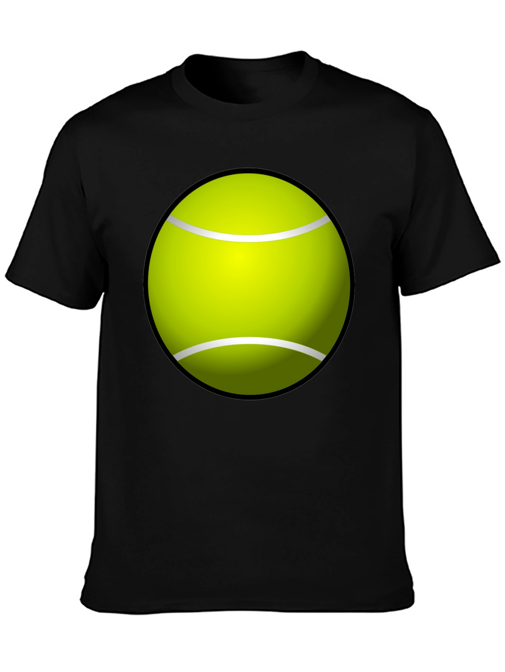 Tennis Ball Graphic Tee - Fun & Casual