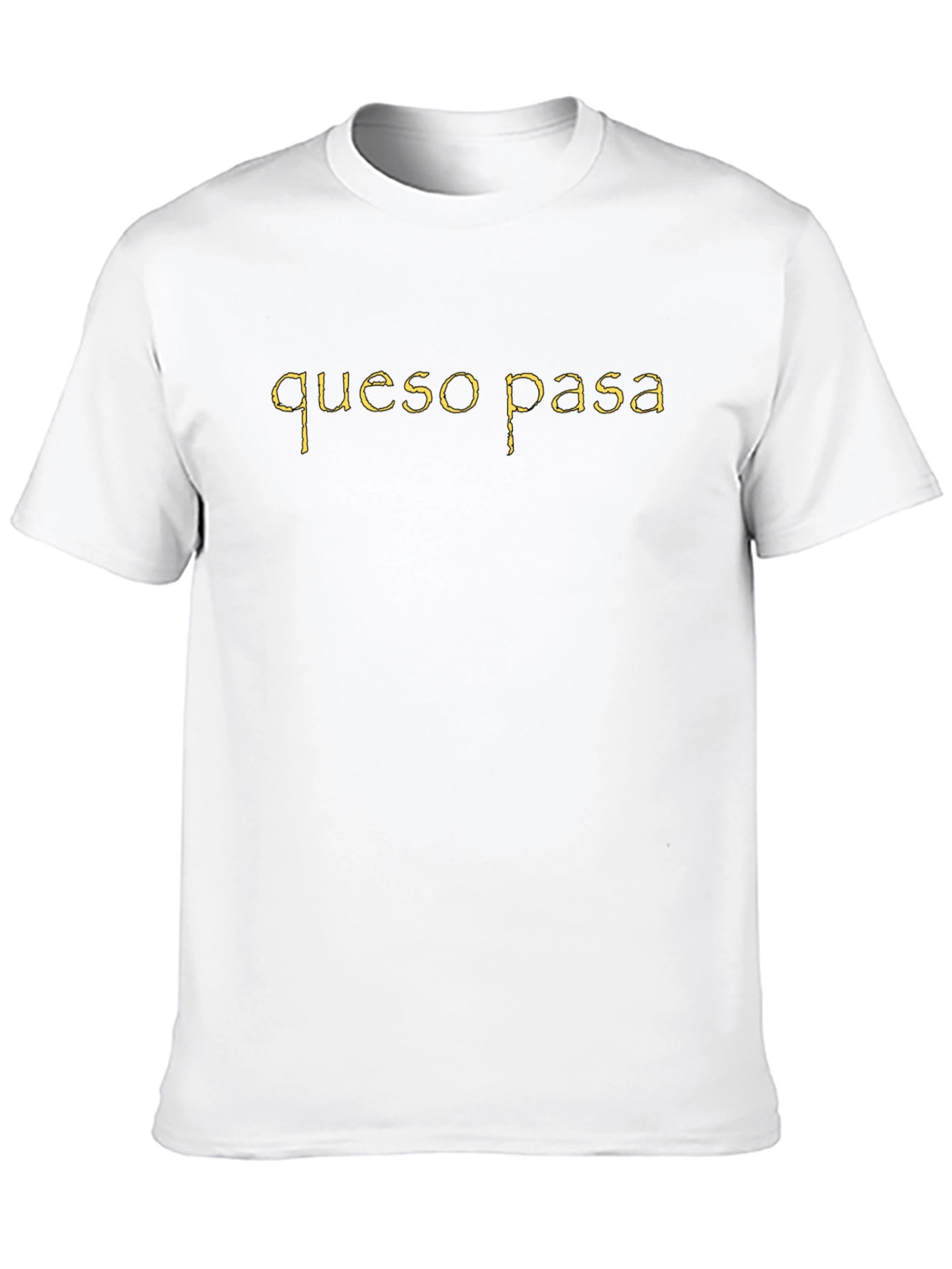 Queso Pasa Graphic Tee - Funny Cheese Pun T-Shirt