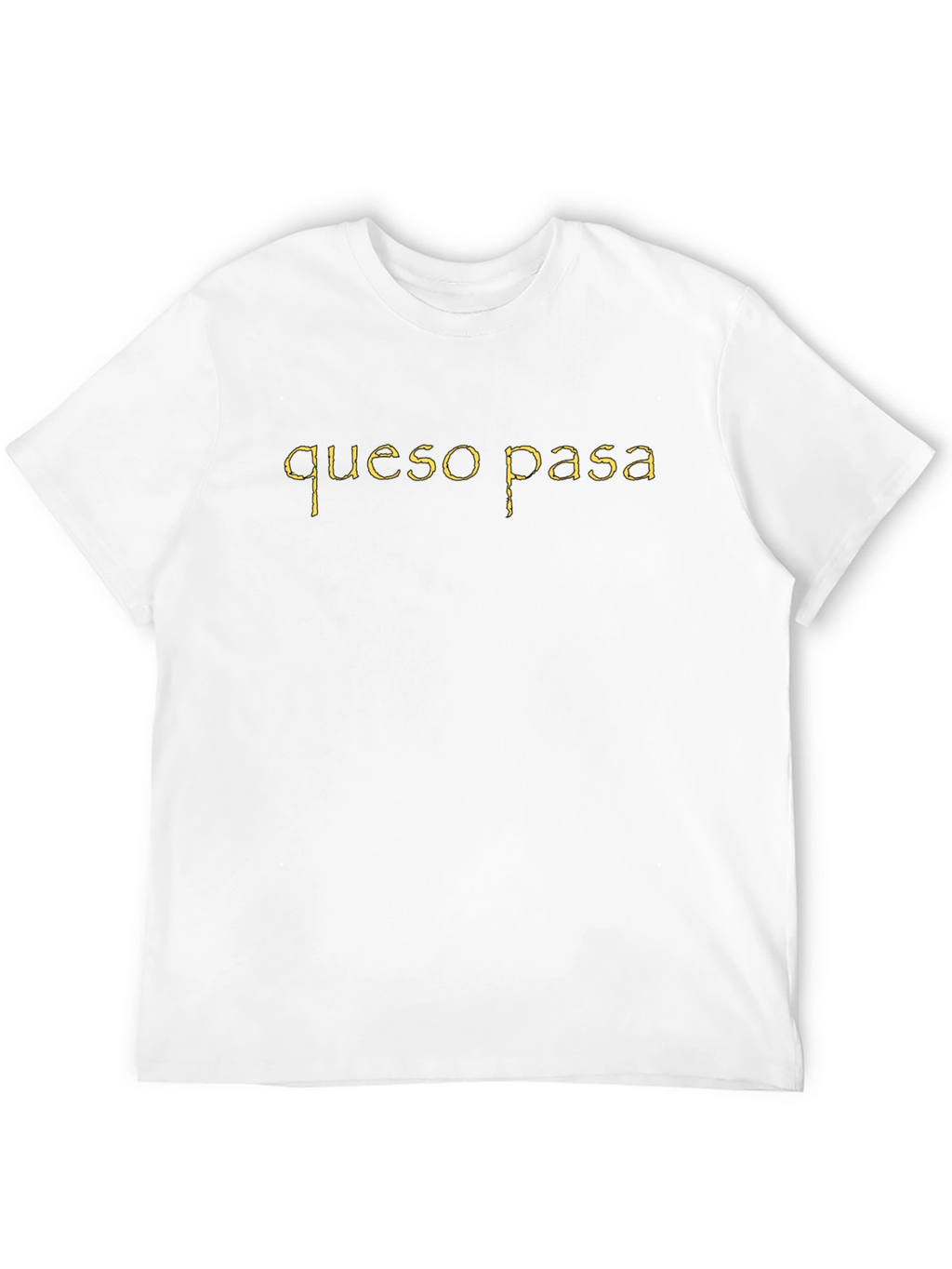 Queso Pasa Graphic Tee - Funny Cheese Pun T-Shirt