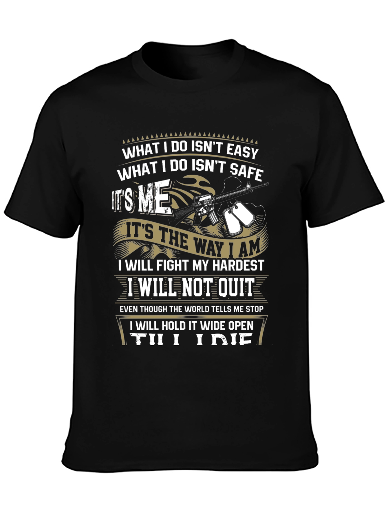 Patriotic Till I Die Graphic T-Shirt