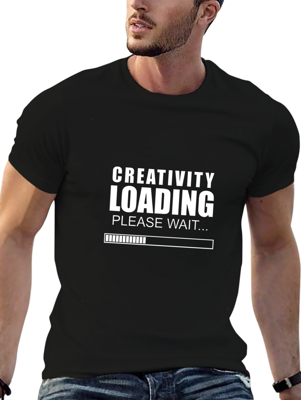 Creativity Loading Funny Graphic T-Shirt