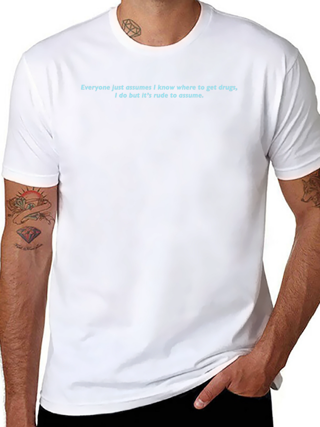Funny Rude to Assume Graphic Tee