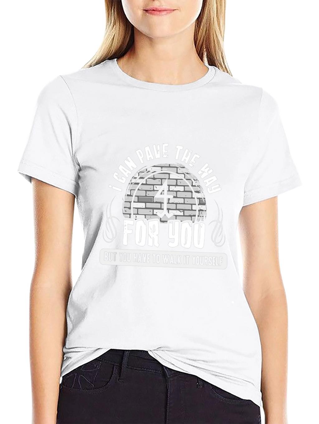 Pave The Way Graphic T-Shirt - Unisex Black Tee