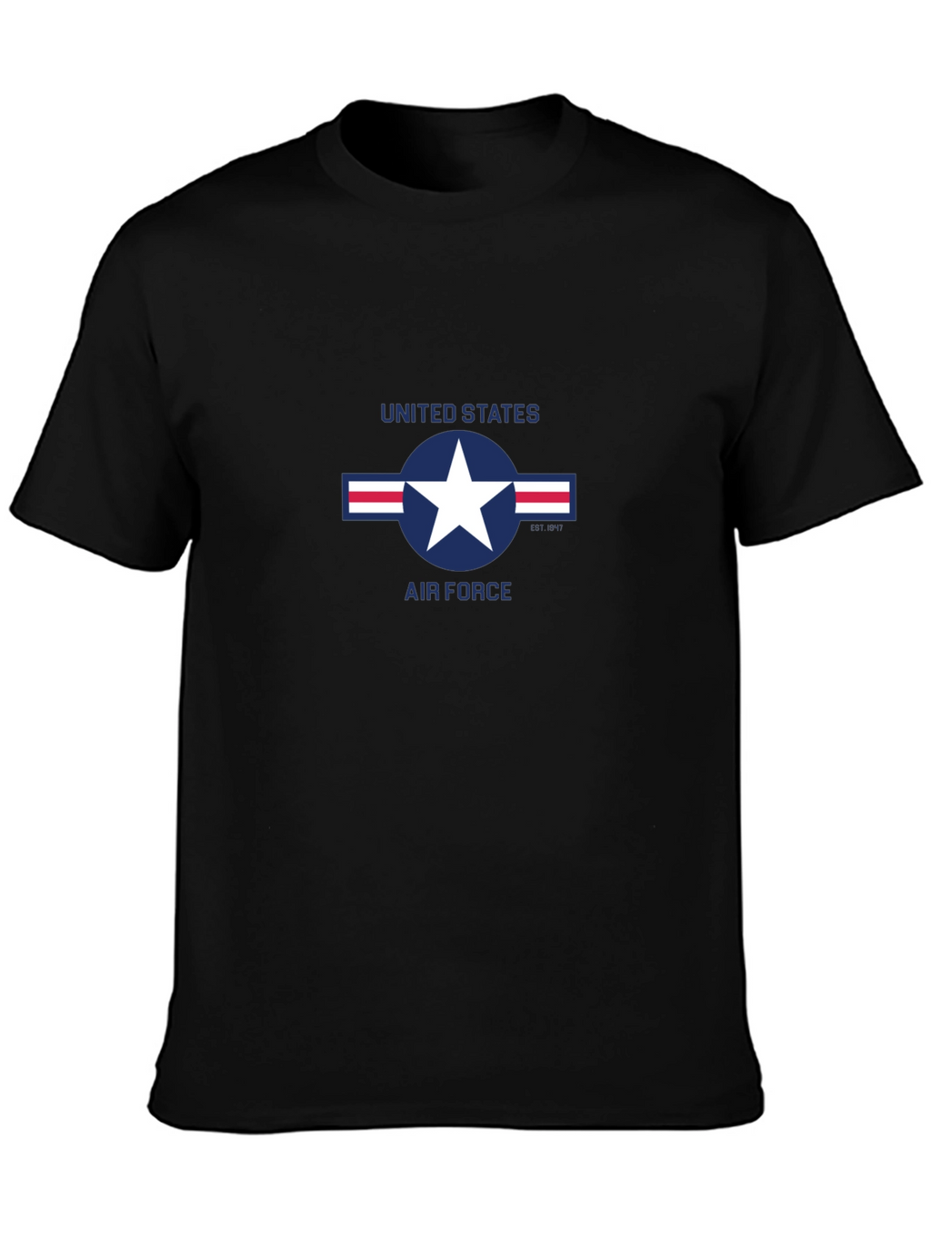 US Air Force Logo Black T-Shirt