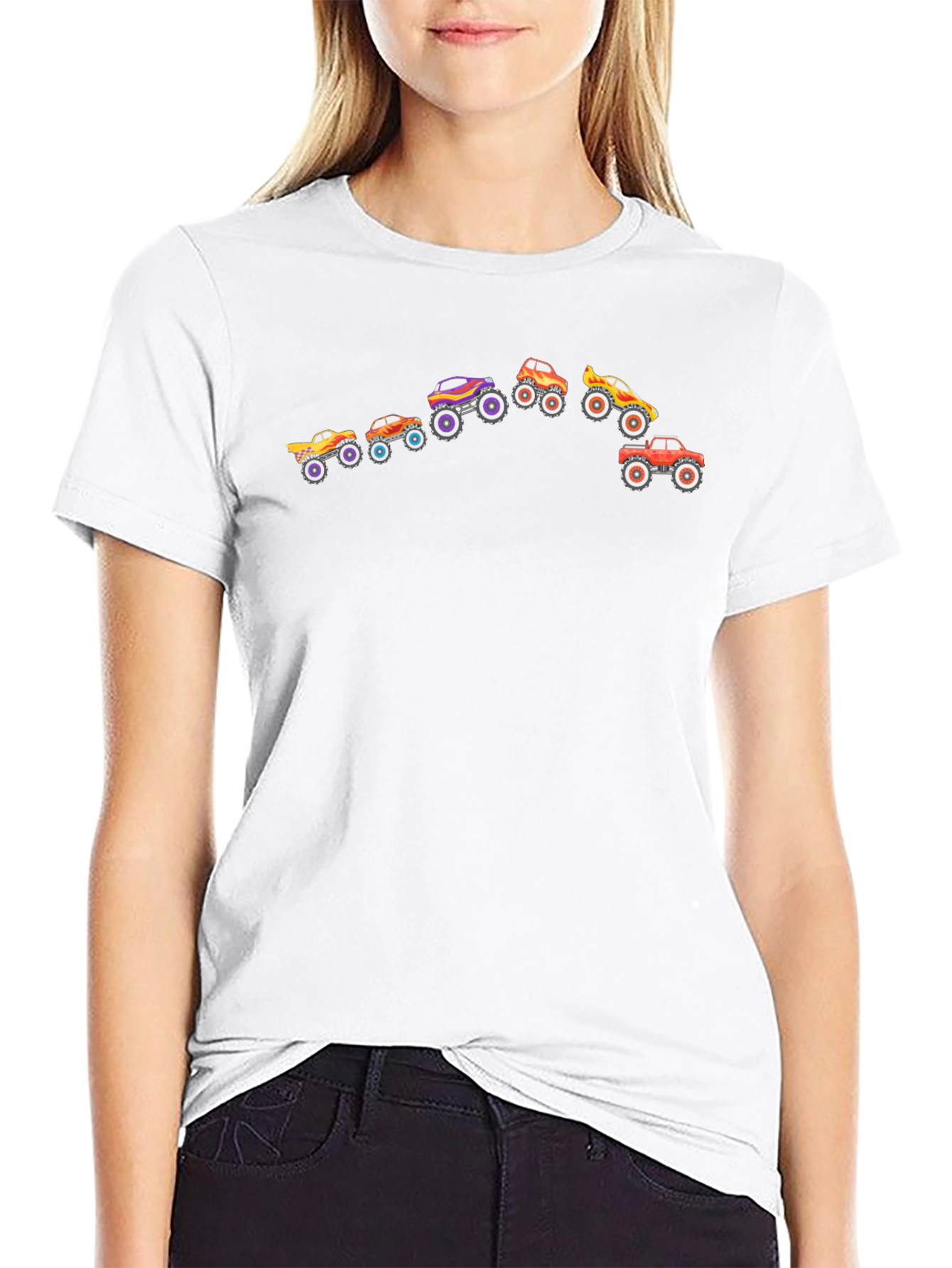 Monster Truck Lineup Tee