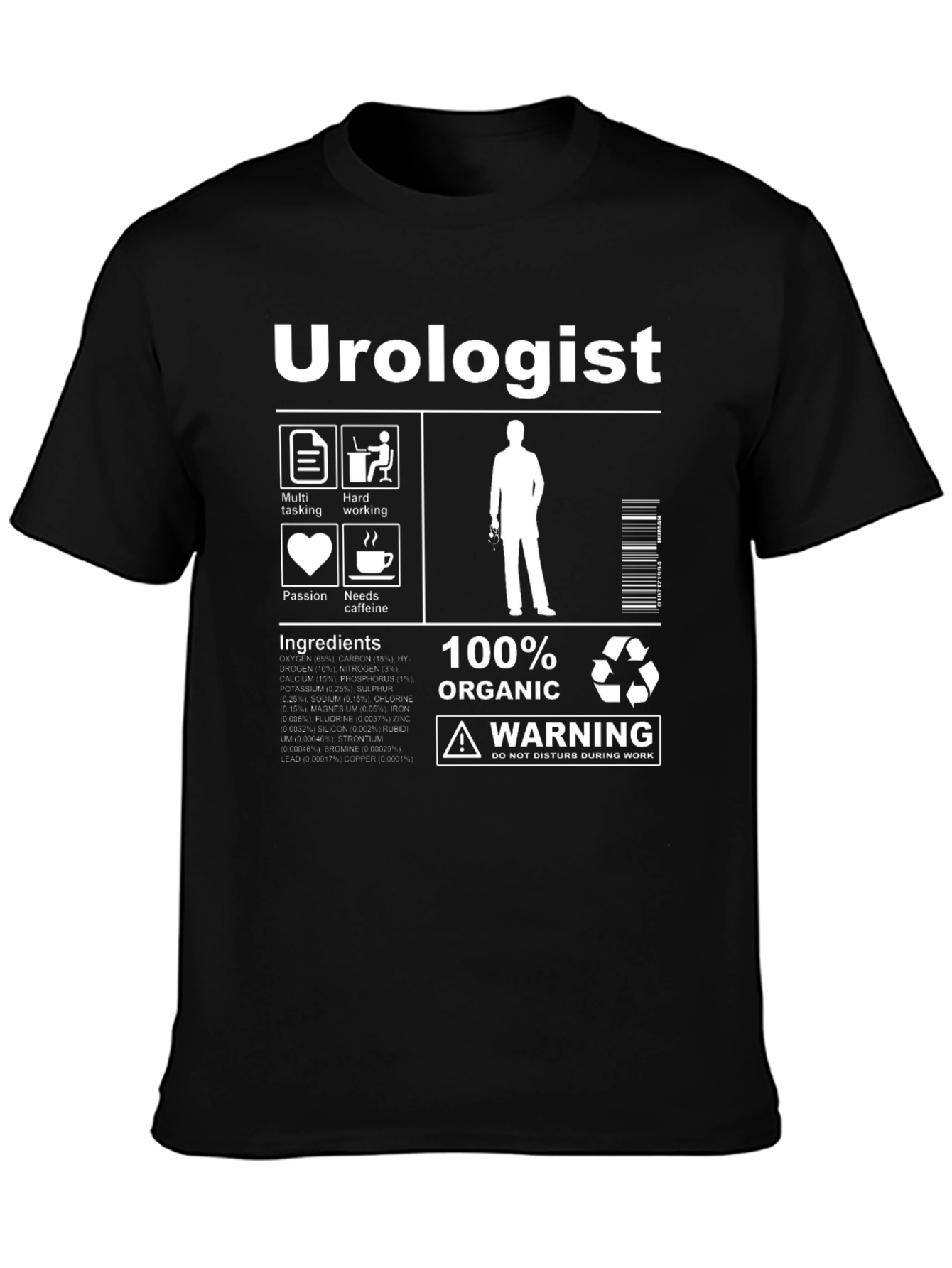 Urologist Organic Ingredients T-Shirt