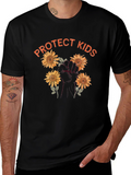 Protect Kids Sunflower Graphic Tee