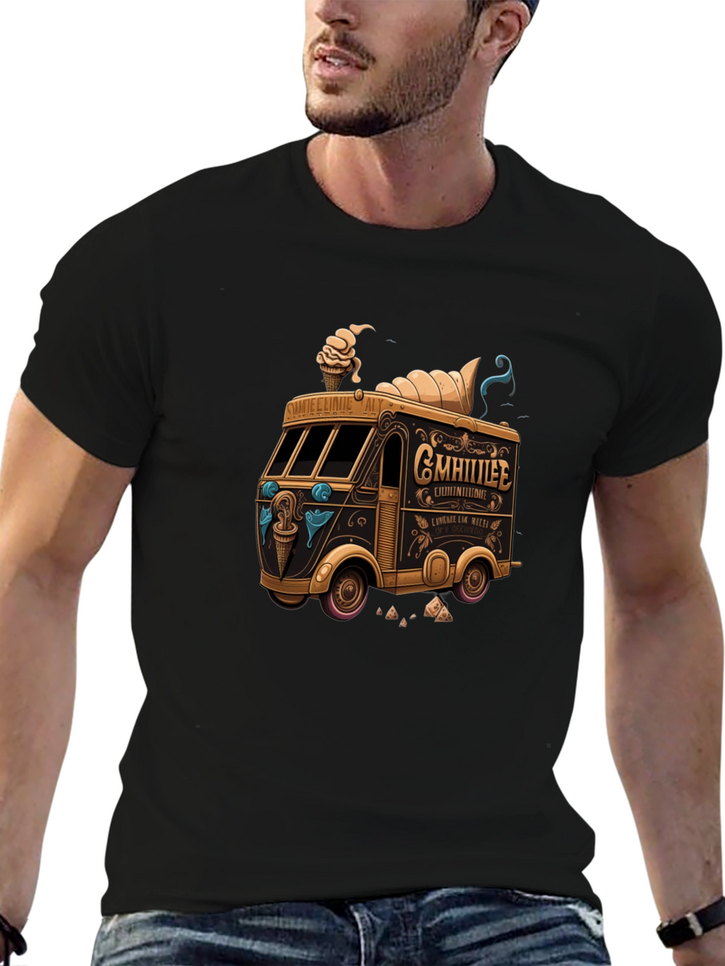 Ice Cream Truck Graphic Tee
