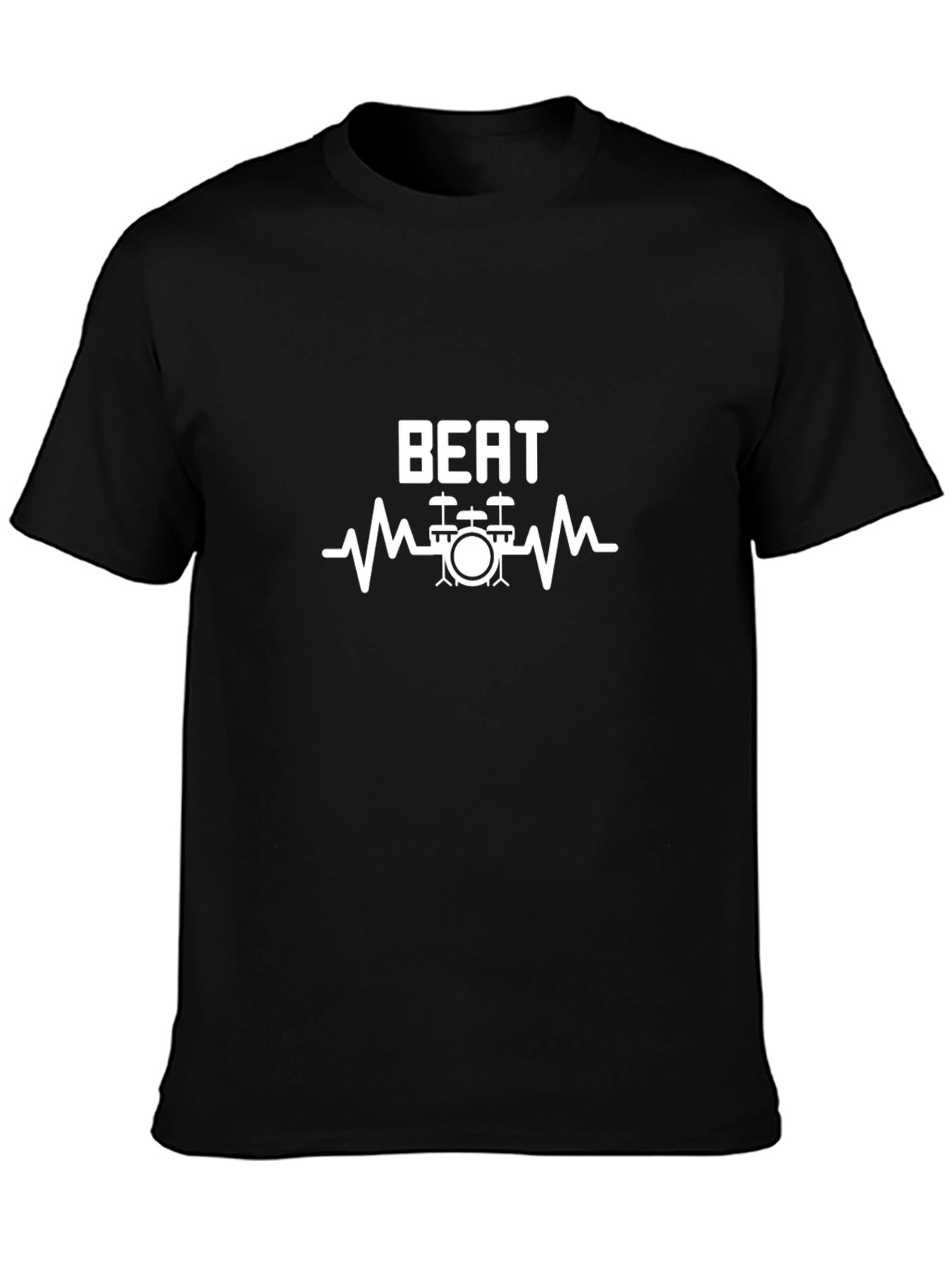 Beat Drum Heartbeat Graphic Tee