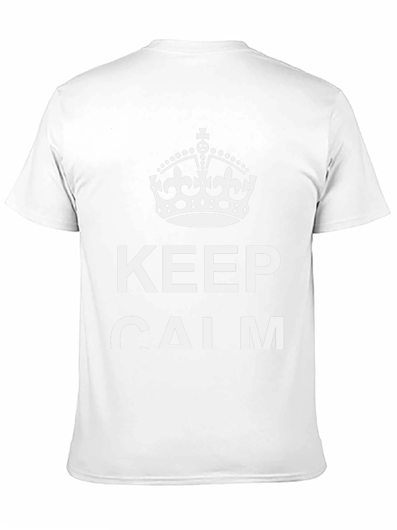 Keep Calm Graphic Tee - Trendy Relaxed Fit T-Shirt
