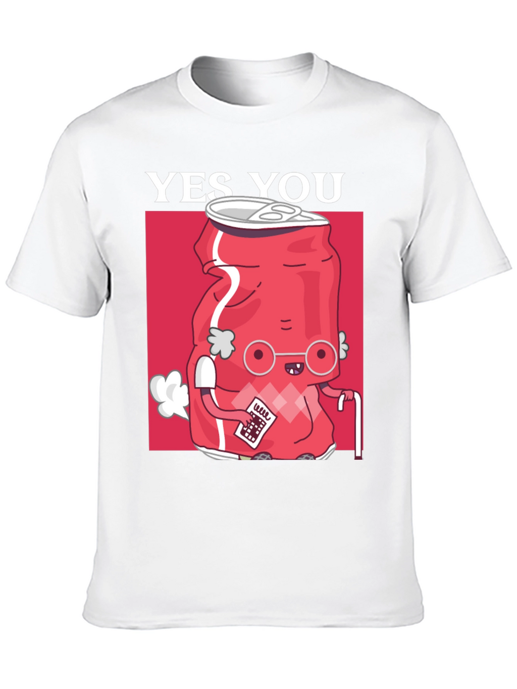 Yes You Soda Can Funny Graphic T-Shirt
