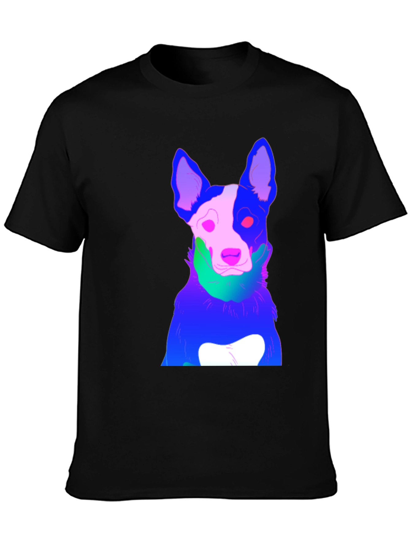 Cool Dog Graphic Tee - Stylish Animal Print T-Shirt