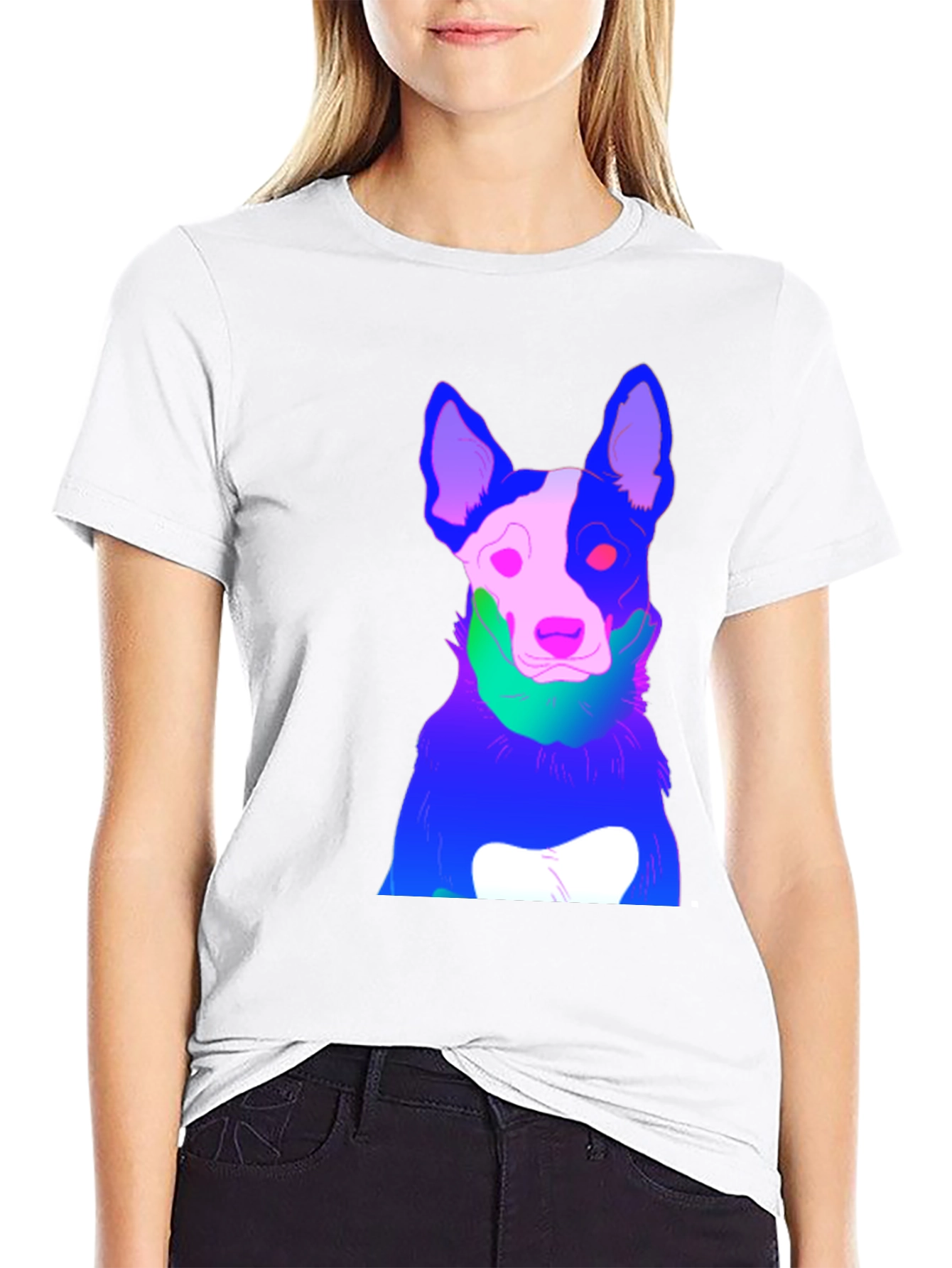 Cool Dog Graphic Tee - Stylish Animal Print T-Shirt