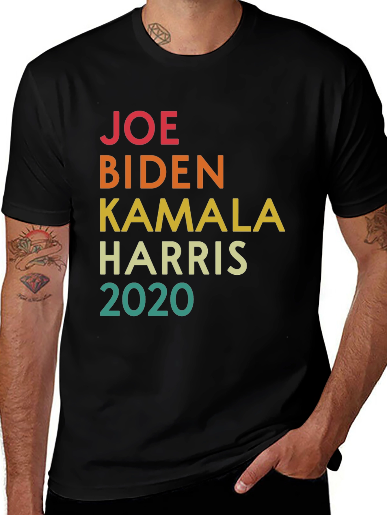 Biden Harris 2020 Graphic Tee - Retro Election Shirt